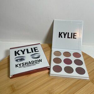 Kylie Jenner Cosmetics Burgundy Eyeshadow Palette Pressed Powder Makeup